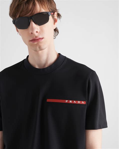 prada pique tshirt|Black Piqué T.